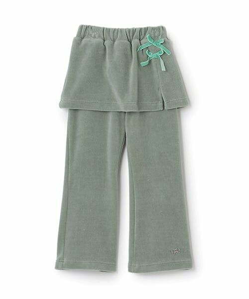 Lycee mine / リセマイン その他パンツ | 【もっちりベロア】【セットアップ可】スカート付きフレアパンツ | 詳細5