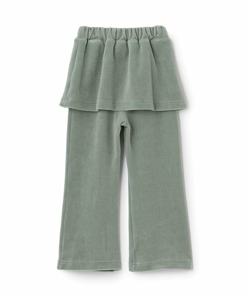 Lycee mine / リセマイン その他パンツ | 【もっちりベロア】【セットアップ可】スカート付きフレアパンツ | 詳細6