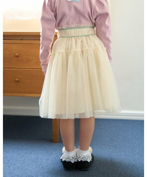 Lycee mine / リセマイン ミニ・ひざ丈スカート | ギャザーたっぷりチュールスカート | 詳細19