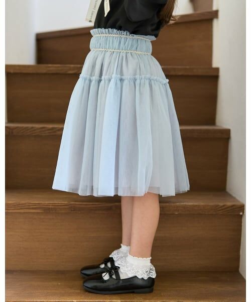 Lycee mine / リセマイン ミニ・ひざ丈スカート | ギャザーたっぷりチュールスカート | 詳細24