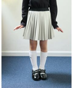 Lycee mine / リセマイン ミニ・ひざ丈スカート | 【やわらか合皮】プリーツスカート(インパン付き)