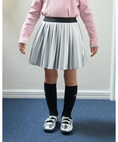 Lycee mine / リセマイン ミニ・ひざ丈スカート | 【やわらか合皮】プリーツスカート(インパン付き)