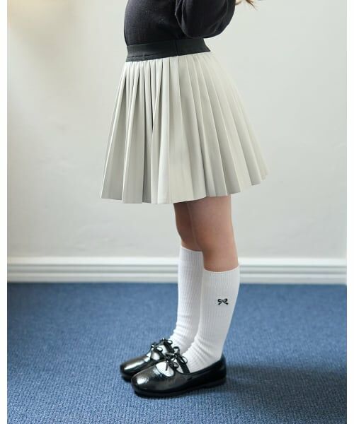 Lycee mine / リセマイン ミニ・ひざ丈スカート | 【やわらか合皮】プリーツスカート(インパン付き) | 詳細15