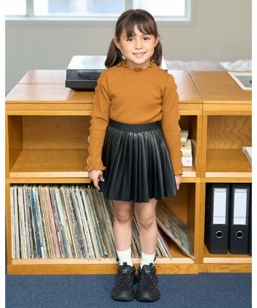 Lycee mine / リセマイン ミニ・ひざ丈スカート | 【やわらか合皮】プリーツスカート(インパン付き) | 詳細18