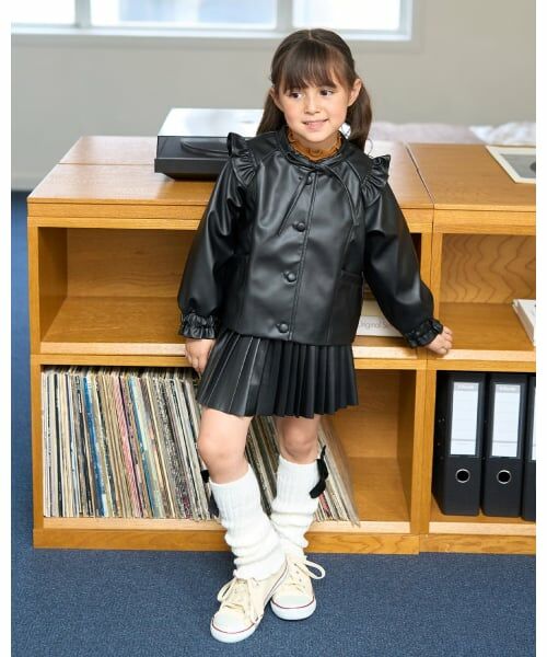 Lycee mine / リセマイン ミニ・ひざ丈スカート | 【やわらか合皮】プリーツスカート(インパン付き) | 詳細20