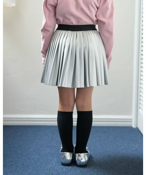 Lycee mine / リセマイン ミニ・ひざ丈スカート | 【やわらか合皮】プリーツスカート(インパン付き) | 詳細24