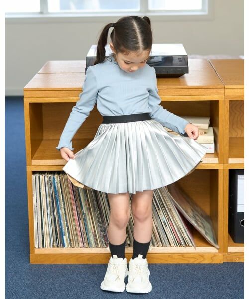Lycee mine / リセマイン ミニ・ひざ丈スカート | 【やわらか合皮】プリーツスカート(インパン付き) | 詳細25