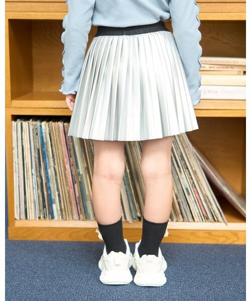 Lycee mine / リセマイン ミニ・ひざ丈スカート | 【やわらか合皮】プリーツスカート(インパン付き) | 詳細27