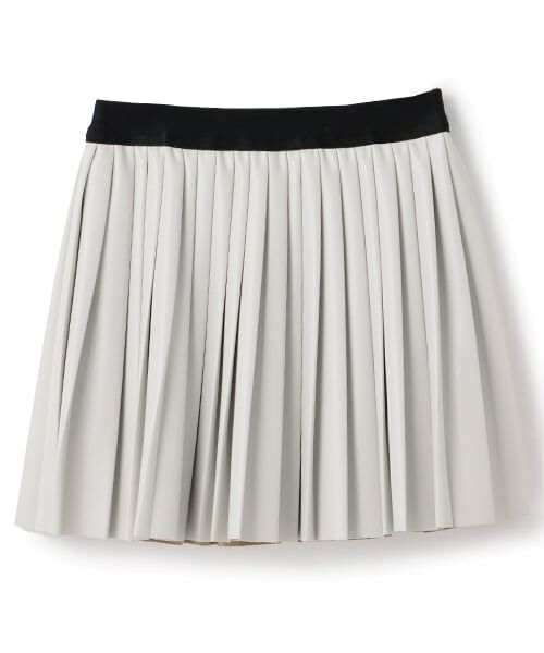 Lycee mine / リセマイン ミニ・ひざ丈スカート | 【やわらか合皮】プリーツスカート(インパン付き) | 詳細3