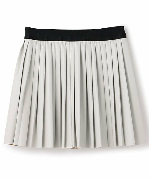 Lycee mine / リセマイン ミニ・ひざ丈スカート | 【やわらか合皮】プリーツスカート(インパン付き) | 詳細4