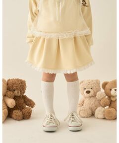 Lycee mine / リセマイン ミニ・ひざ丈スカート | 【Lycee mine バレエシリーズ】【セットアップ可】タックプリーツスカート(インパン付き)