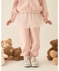 Lycee mine / リセマイン その他パンツ | 【Lycee mine バレエシリーズ】【セットアップ可】チュールスカート付きスウェットパンツ