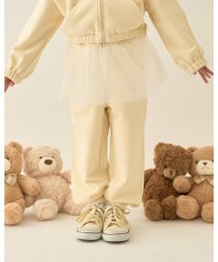 Lycee mine / リセマイン その他パンツ | 【Lycee mine バレエシリーズ】【セットアップ可】チュールスカート付きスウェットパンツ