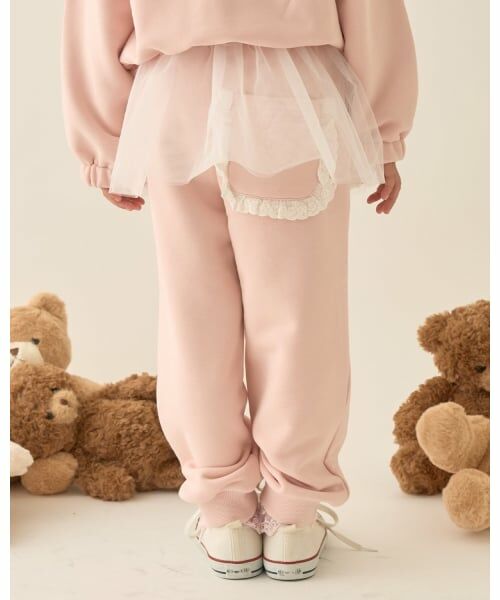 Lycee mine / リセマイン その他パンツ | 【Lycee mine バレエシリーズ】【セットアップ可】チュールスカート付きスウェットパンツ | 詳細22