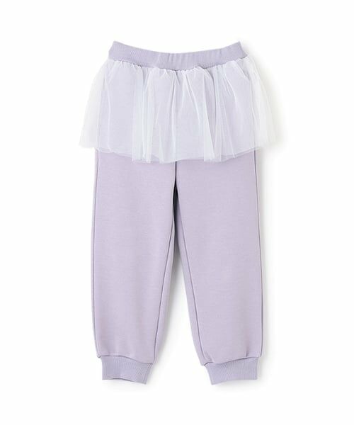 Lycee mine / リセマイン その他パンツ | 【Lycee mine バレエシリーズ】【セットアップ可】チュールスカート付きスウェットパンツ | 詳細3
