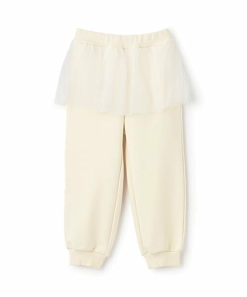 Lycee mine / リセマイン その他パンツ | 【Lycee mine バレエシリーズ】【セットアップ可】チュールスカート付きスウェットパンツ | 詳細4