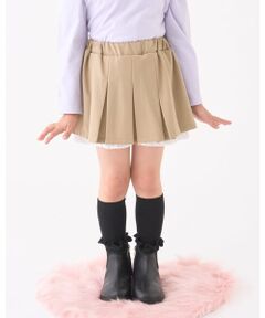 Lycee mine / リセマイン ミニ・ひざ丈スカート | 【Lycee mine バレエシリーズ】タックプリーツスカート(インパン付き)