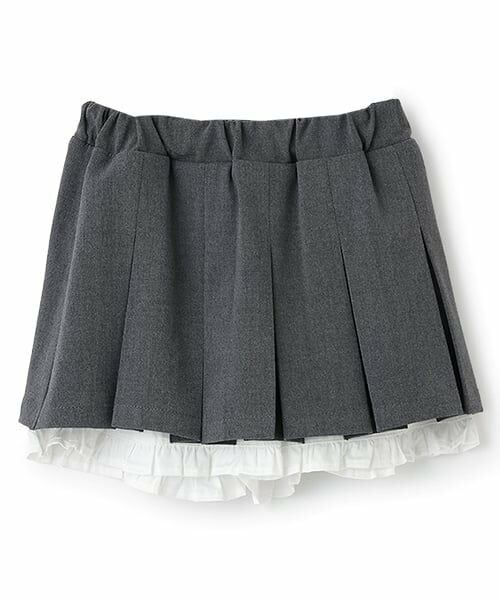 Lycee mine / リセマイン ミニ・ひざ丈スカート | 【Lycee mine バレエシリーズ】タックプリーツスカート(インパン付き) | 詳細1