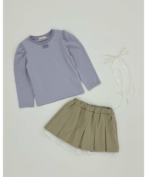 Lycee mine / リセマイン ミニ・ひざ丈スカート | 【Lycee mine バレエシリーズ】タックプリーツスカート(インパン付き) | 詳細13