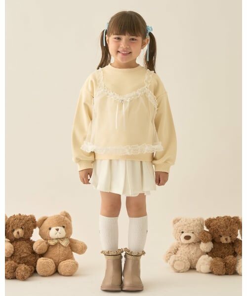 Lycee mine / リセマイン ミニ・ひざ丈スカート | 【Lycee mine バレエシリーズ】タックプリーツスカート(インパン付き) | 詳細19