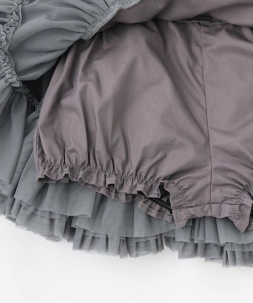 Lycee mine / リセマイン ミニ・ひざ丈スカート | 【Lycee mine バレエシリーズ】たっぷりチュチュチュールスカート(インパン付き) | 詳細10