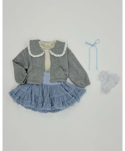 Lycee mine / リセマイン ミニ・ひざ丈スカート | 【Lycee mine バレエシリーズ】たっぷりチュチュチュールスカート(インパン付き) | 詳細14