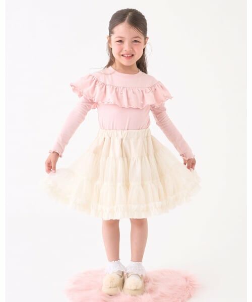 Lycee mine / リセマイン ミニ・ひざ丈スカート | 【Lycee mine バレエシリーズ】たっぷりチュチュチュールスカート(インパン付き) | 詳細17