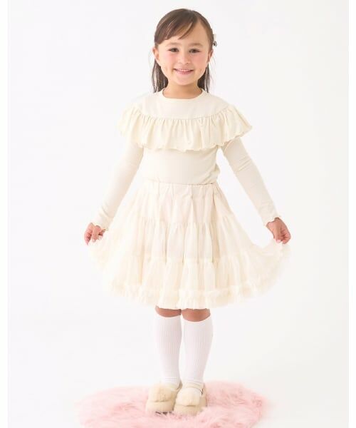 Lycee mine / リセマイン ミニ・ひざ丈スカート | 【Lycee mine バレエシリーズ】たっぷりチュチュチュールスカート(インパン付き) | 詳細19