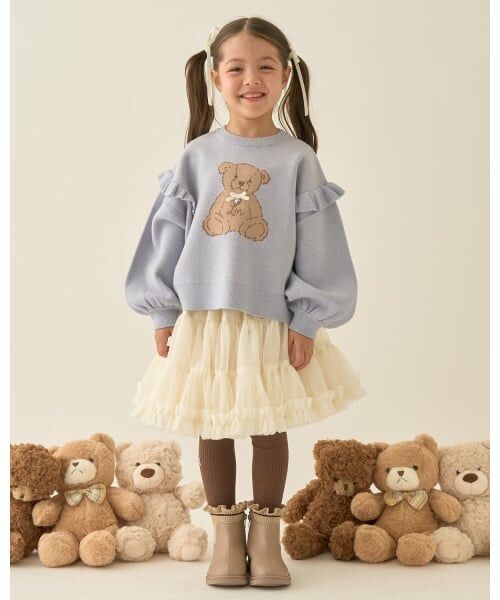 Lycee mine / リセマイン ミニ・ひざ丈スカート | 【Lycee mine バレエシリーズ】たっぷりチュチュチュールスカート(インパン付き) | 詳細23