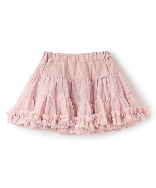 Lycee mine / リセマイン ミニ・ひざ丈スカート | 【Lycee mine バレエシリーズ】たっぷりチュチュチュールスカート(インパン付き) | 詳細3