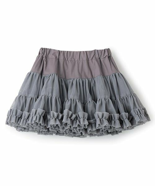 Lycee mine / リセマイン ミニ・ひざ丈スカート | 【Lycee mine バレエシリーズ】たっぷりチュチュチュールスカート(インパン付き) | 詳細5