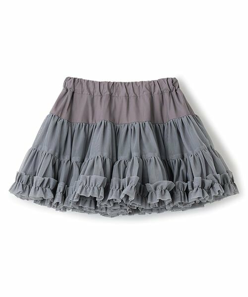 Lycee mine / リセマイン ミニ・ひざ丈スカート | 【Lycee mine バレエシリーズ】たっぷりチュチュチュールスカート(インパン付き) | 詳細6