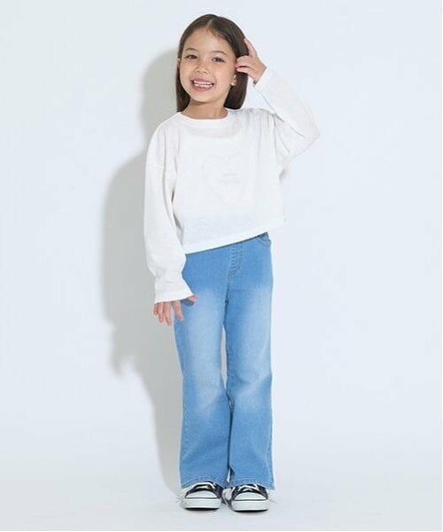 Lycee mine / リセマイン Tシャツ | ミニ丈シアー長袖Tシャツ&キャミセット | 詳細12