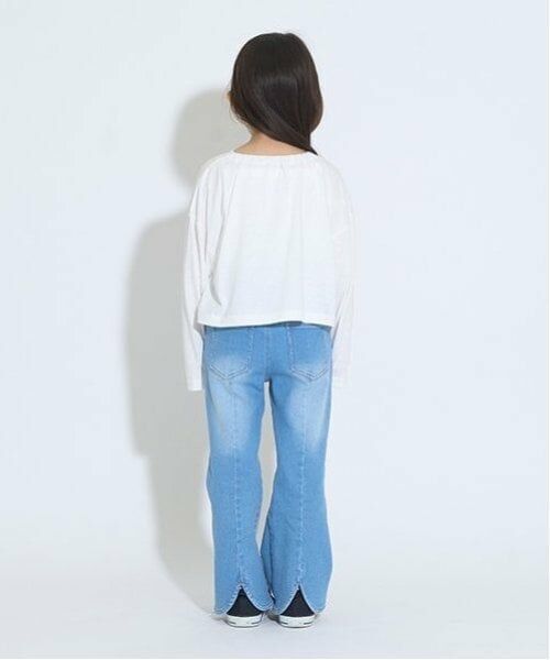 Lycee mine / リセマイン Tシャツ | ミニ丈シアー長袖Tシャツ&キャミセット | 詳細14