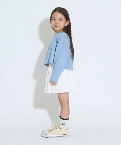 Lycee mine / リセマイン Tシャツ | ミニ丈シアー長袖Tシャツ&キャミセット | 詳細19