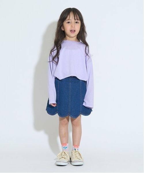 Lycee mine / リセマイン Tシャツ | ミニ丈シアー長袖Tシャツ&キャミセット | 詳細21