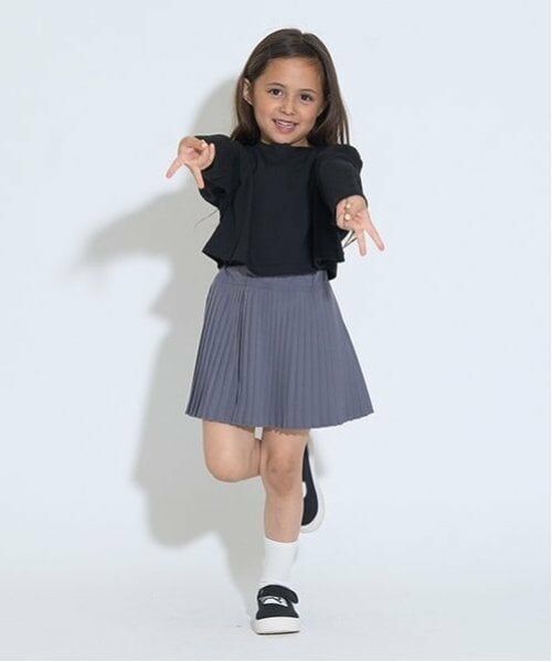 Lycee mine / リセマイン Tシャツ | ミニ丈シアー長袖Tシャツ&キャミセット | 詳細23