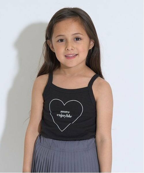 Lycee mine / リセマイン Tシャツ | ミニ丈シアー長袖Tシャツ&キャミセット | 詳細25