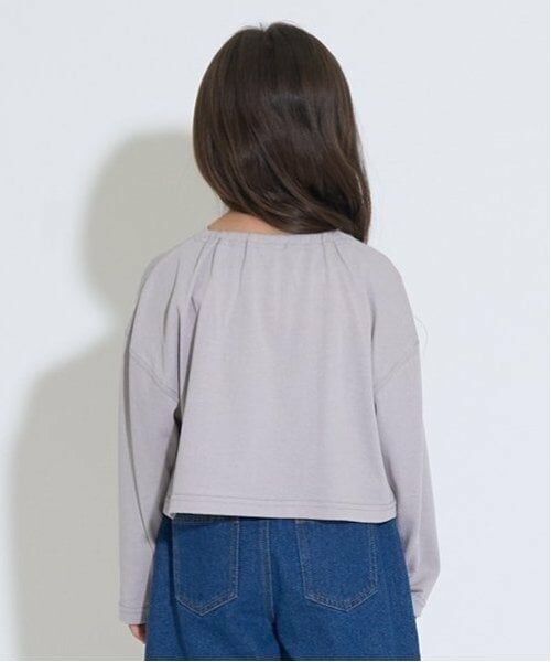 Lycee mine / リセマイン Tシャツ | ミニ丈シアー長袖Tシャツ&キャミセット | 詳細28