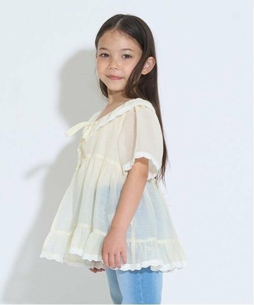 Lycee mine / リセマイン カーディガン・ボレロ | シアーギャザートップス | 詳細12