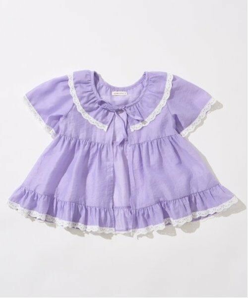 Lycee mine / リセマイン カーディガン・ボレロ | シアーギャザートップス | 詳細2