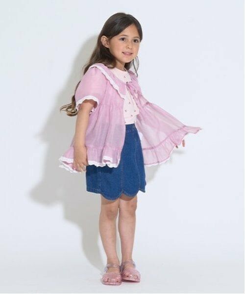 Lycee mine / リセマイン カーディガン・ボレロ | シアーギャザートップス | 詳細8