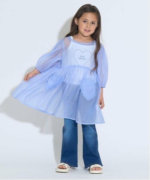 Lycee mine / リセマイン その他トップス | 【どちらが前でもOK】シアーチュニック（モデレート ブルー）