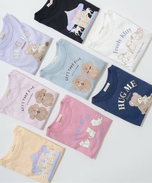 Lycee mine / リセマイン Tシャツ | 【ソフトコットン】選べる4柄8色展開アソートプリントAラインTシャツ | 詳細14