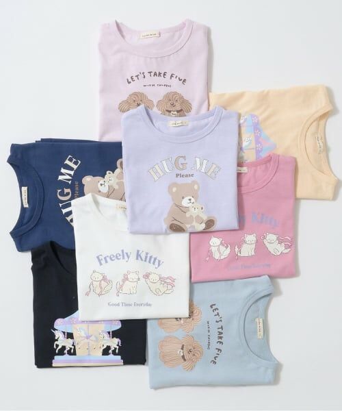 Lycee mine / リセマイン Tシャツ | 【ソフトコットン】選べる4柄8色展開アソートプリントAラインTシャツ | 詳細15