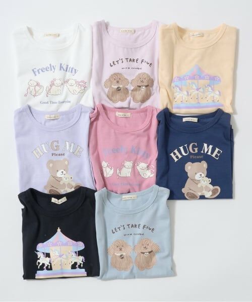 Lycee mine / リセマイン Tシャツ | 【ソフトコットン】選べる4柄8色展開アソートプリントAラインTシャツ | 詳細16