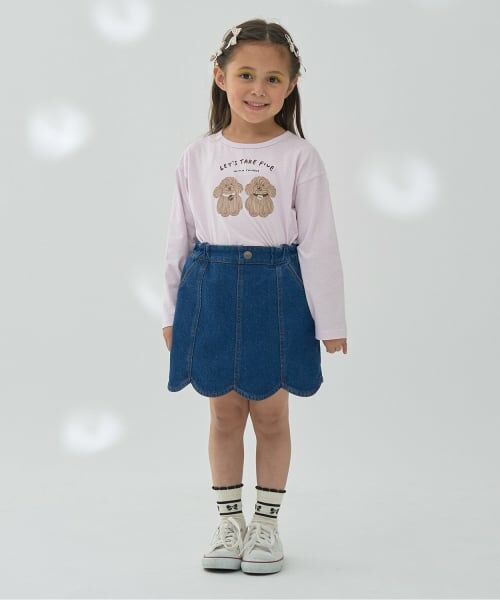 Lycee mine / リセマイン Tシャツ | 【ソフトコットン】選べる4柄8色展開アソートプリントAラインTシャツ | 詳細25