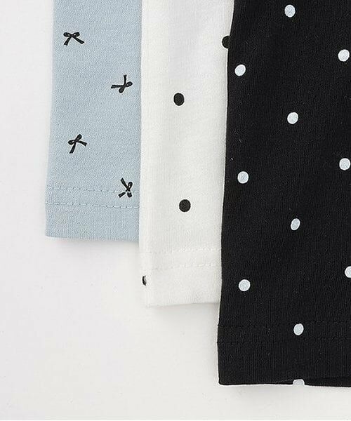 Lycee mine / リセマイン Tシャツ | 【ソフトコットン】フリル付きボリュームスリーブアソート総柄Tシャツ | 詳細11