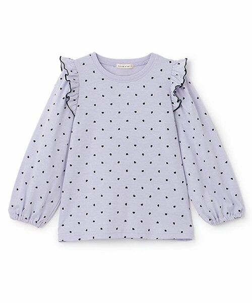 Lycee mine / リセマイン Tシャツ | 【ソフトコットン】フリル付きボリュームスリーブアソート総柄Tシャツ | 詳細4