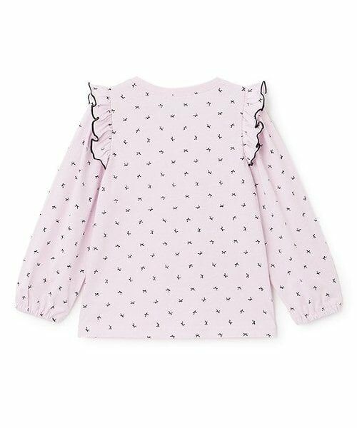 Lycee mine / リセマイン Tシャツ | 【ソフトコットン】フリル付きボリュームスリーブアソート総柄Tシャツ | 詳細7